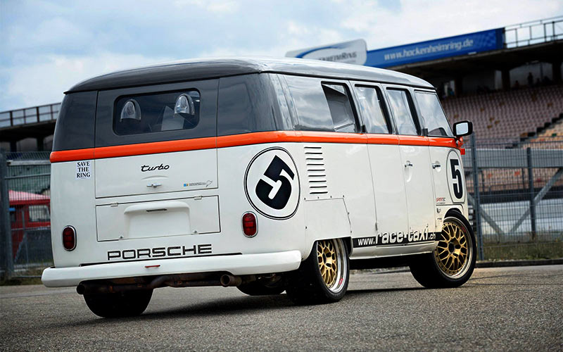 VW Bus + 993 Porsche 911 Turbo