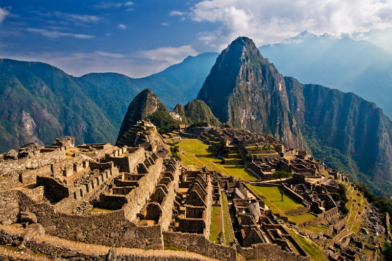 Early morning in wonderful Machu Picchu