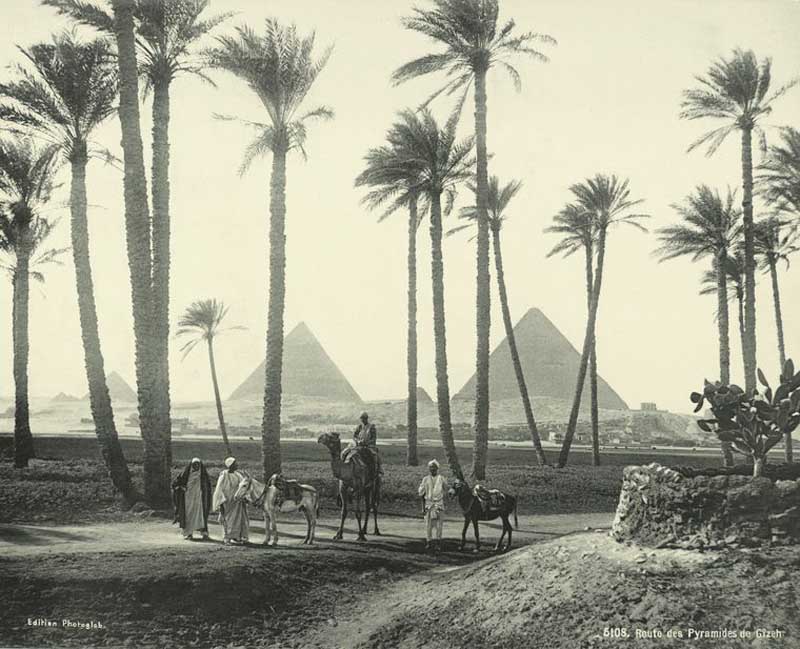 The Pyramids in 1875