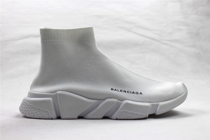 how to clean white balenciaga sock shoes