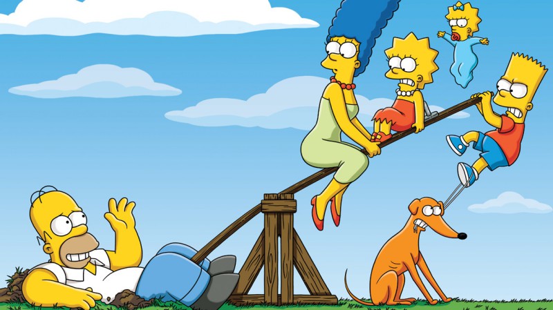 THE SIMPSONS: (L-R) Homer, marge, Lisa, Santa's Lil Helpre, Maggie and Bart return for the 22nd season premiere airing Sunday, Sept. 26 (8:00-8:30 PM ET/PT) on THE SIMPSONS on FOX. THE SIMPSONS ª and © 2010 TTCFFC ALL RIGHTS RESERVED.