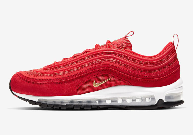 air max 97 olympic red on feet